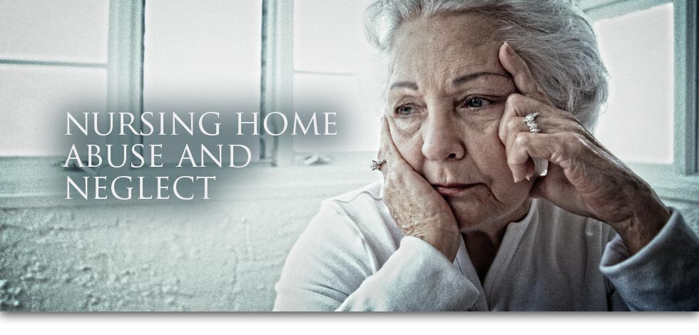A sad elderly woman, a victim of nursing home abuse in Orlando, FL.