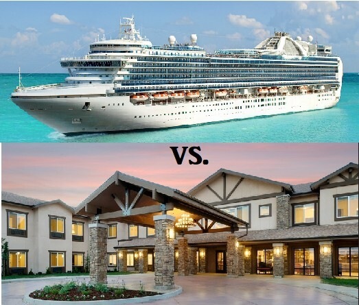 Cheaper to Retire on a Cruise Ship vs. Live in Asssisted Living