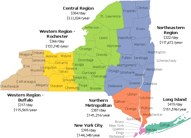 The State of New York has over 600 nursing homes at different costs by region. Senior Justice Law Firm will fight for your loved one's justice against these big nursing homes.