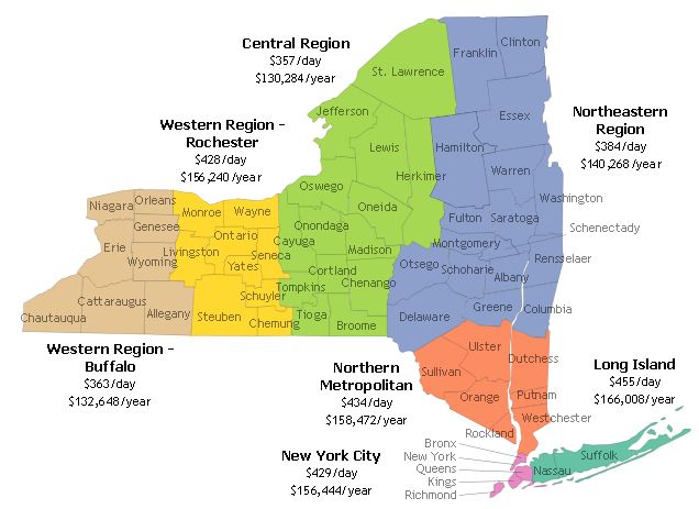 The State of New York has over 600 nursing homes at different costs by region. Senior Justice Law Firm will fight for your loved one's justice against these big nursing homes.