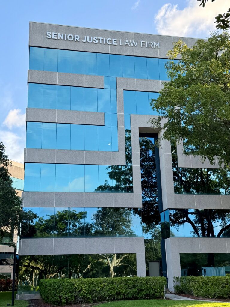 Senior Justice Law Firm Boca Raton building signage