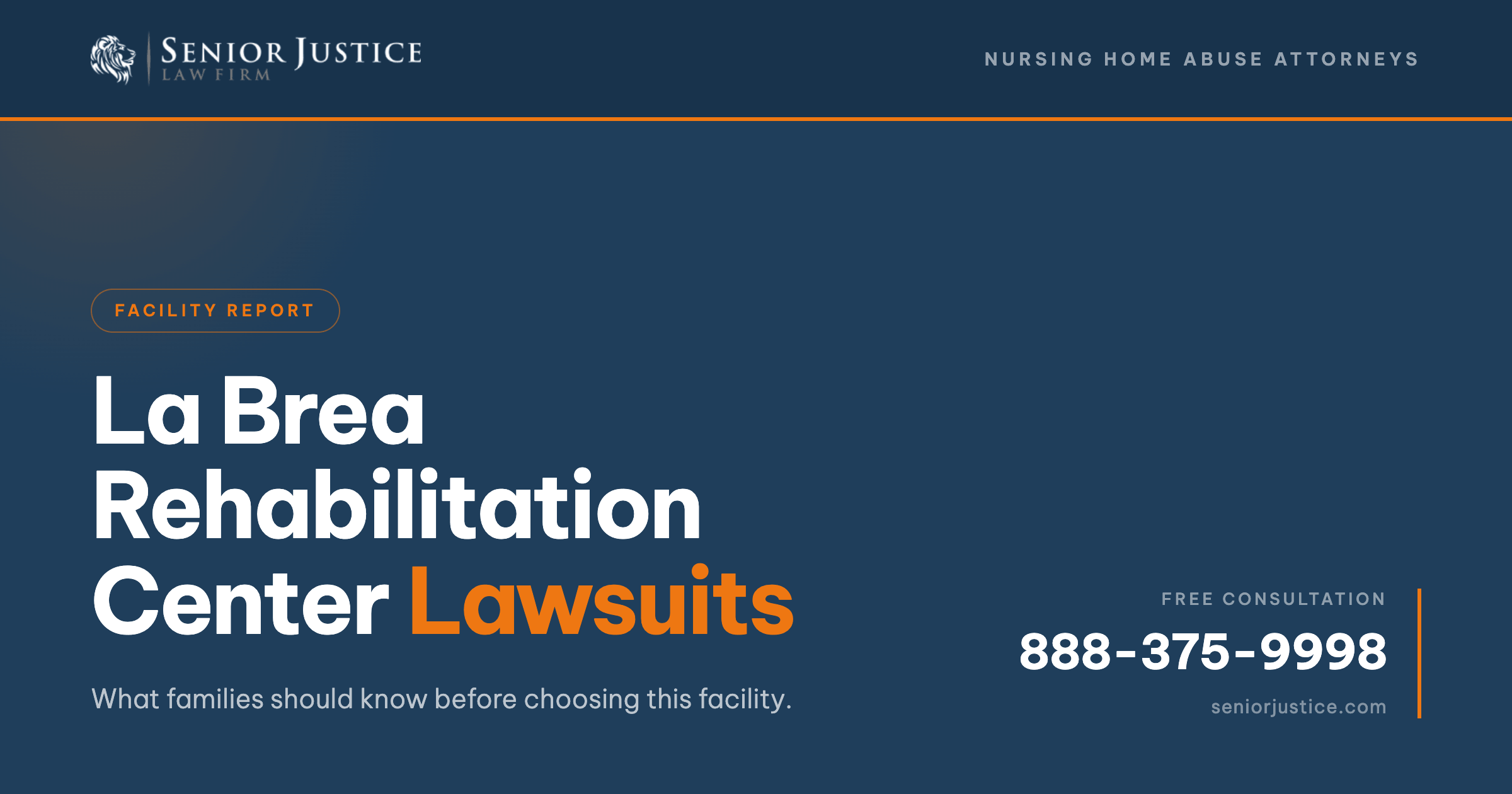 La Brea Rehabilitation Center Lawsuits